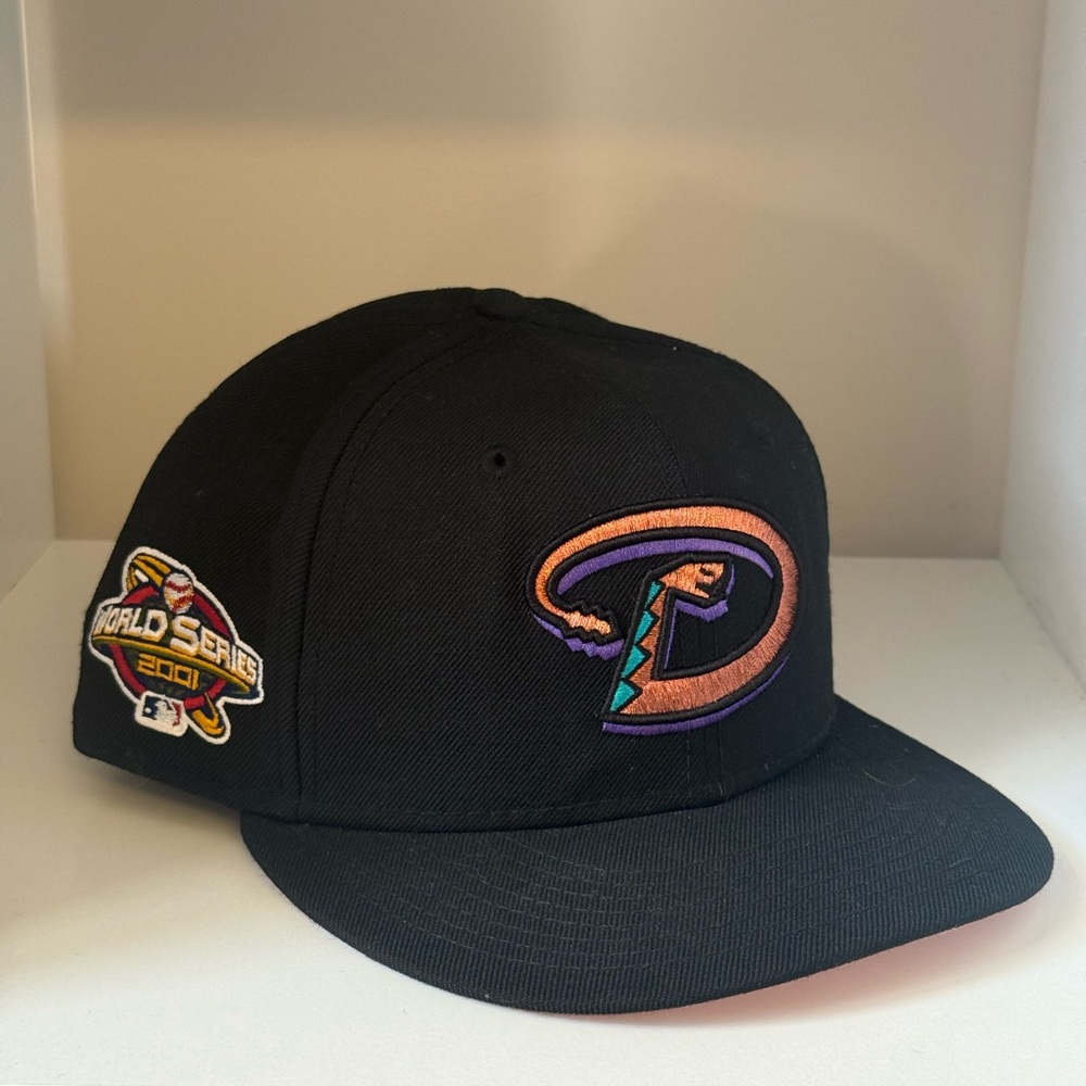 MLB Black Arizona Diamondbacks Snapback Hat with Team Logo